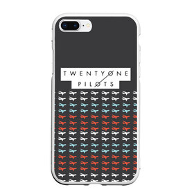 Чехол для iPhone 7Plus/8 Plus матовый с принтом Twenty One Pilots Planes Brand в Кировске, Силикон | Область печати: задняя сторона чехла, без боковых панелей | Тематика изображения на принте: rock | t.o.p. | top | twenty one pilots | рок