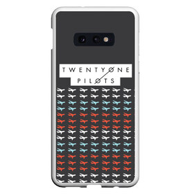 Чехол для Samsung S10E с принтом Twenty One Pilots Planes Brand в Кировске, Силикон | Область печати: задняя сторона чехла, без боковых панелей | Тематика изображения на принте: rock | t.o.p. | top | twenty one pilots | рок