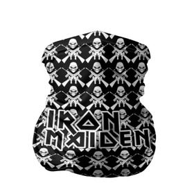 Бандана-труба 3D с принтом Iron Maiden в Кировске, 100% полиэстер, ткань с особыми свойствами — Activecool | плотность 150‒180 г/м2; хорошо тянется, но сохраняет форму | iron maiden | адриан смит | айрон мейден | гроза | группа | дэйв мюррей | железная дева | ирон майден | метал | мрачный | музыка | песни | рок | стив харрис | тяжелый | флаг | хеви | хевиметал