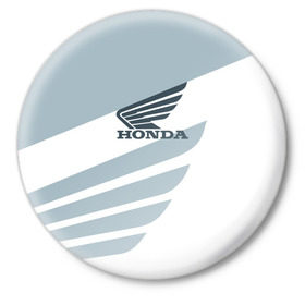Значок с принтом Honda в Кировске,  металл | круглая форма, металлическая застежка в виде булавки | Тематика изображения на принте: car | honda | moto | motorbike | race | авто | автомобиль | гонки | марка | машина | мотоцикл | хонда