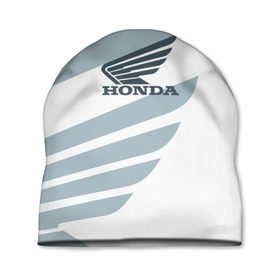 Шапка 3D с принтом Honda в Кировске, 100% полиэстер | универсальный размер, печать по всей поверхности изделия | car | honda | moto | motorbike | race | авто | автомобиль | гонки | марка | машина | мотоцикл | хонда
