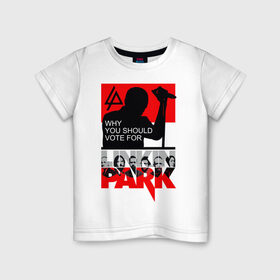Детская футболка хлопок с принтом Linkin Park в Кировске, 100% хлопок | круглый вырез горловины, полуприлегающий силуэт, длина до линии бедер | alternative | linkin park | альтернатива | брэд дэлсон | джо хан | дэвид фаррелл | линкин парк | майк шинода | роб бурдон | честер беннингтон