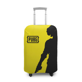 Чехол для чемодана 3D с принтом PUBG в Кировске, 86% полиэфир, 14% спандекс | двустороннее нанесение принта, прорези для ручек и колес | playerunknowns battlegrounds | pubg