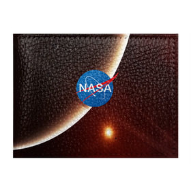 Обложка для студенческого билета с принтом NASA SPACE в Кировске, натуральная кожа | Размер: 11*8 см; Печать на всей внешней стороне | galaxy | nasa | space | астрономия | известные | космос | наса | планеты | сатурн