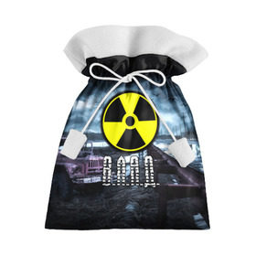Подарочный 3D мешок с принтом S.T.A.L.K.E.R. - В.Л.А.Д. в Кировске, 100% полиэстер | Размер: 29*39 см | stalker | влад | владислав | припять | радиация | сталкер | чернобыль