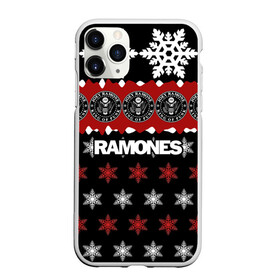 Чехол для iPhone 11 Pro Max матовый с принтом Праздничный Ramones в Кировске, Силикон |  | ramones | группа | джонни | джоуи | ди ди томми | знак | красный | марк | надпись | новогодний | новый год | панк | поп | праздник | раманес | раманэс | рамон | рамонес | рамонэс | рамоун | рамоунз | рамоунс