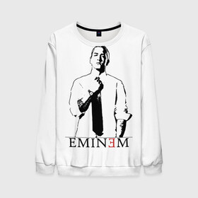 Мужской свитшот 3D с принтом Eminem в Кировске, 100% полиэстер с мягким внутренним слоем | круглый вырез горловины, мягкая резинка на манжетах и поясе, свободная посадка по фигуре | actor | american rapper | composer | eminem | music | rap | record producer | актёр | американский | композитор | музыка | музыкальный продюсер | рэп | рэпер