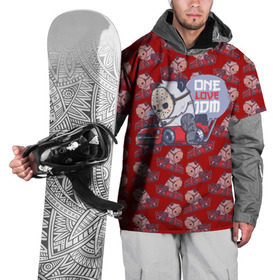 Накидка на куртку 3D с принтом ONE LOVE JDM в Кировске, 100% полиэстер |  | car | jdm | jdm style | автомобиль | маска | машины | панда | стайлинг | тачки | тюнинг