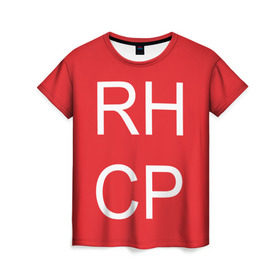 Женская футболка 3D с принтом RHCP в Кировске, 100% полиэфир ( синтетическое хлопкоподобное полотно) | прямой крой, круглый вырез горловины, длина до линии бедер | frusciante | red hot chilli peppers | rock | кидис | перцы | рэд хот | фли | фрушчанте | чилли пэпперс | энтони киддис