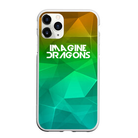 Чехол для iPhone 11 Pro матовый с принтом IMAGINE DRAGONS в Кировске, Силикон |  | геометрия | градиент | драгонс | треугольники