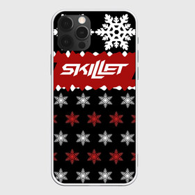 Чехол для iPhone 12 Pro Max с принтом Праздничный Skillet в Кировске, Силикон |  | skilet | skillet | альтернативный | гранж | группа | джен леджер | джон купер | знак | индастриал | кори купер | красный | метал | надпись | новогодний | новый год | ню | пост | праздник | рождество | рок