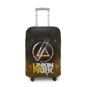 Чехол для чемодана 3D с принтом Linkin Park космос в Кировске, 86% полиэфир, 14% спандекс | двустороннее нанесение принта, прорези для ручек и колес | bennington | chester | linkin park | альтернативный | беннингтон | группа | ленкин | линкин | майк | метал | музыкант | ню | нюметал | парк | певец | рок | рэп | честер | электроник