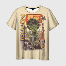 Мужская футболка 3D с принтом Брокколи в Кировске, 100% полиэфир | прямой крой, круглый вырез горловины, длина до линии бедер | chinese | monster | monsters | китай | монстр | монстры | овощи