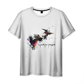 Мужская футболка 3D с принтом Linkin Park в Кировске, 100% полиэфир | прямой крой, круглый вырез горловины, длина до линии бедер | bennington | chester | linkin park | альтернативный | беннингтон | группа | ленкин | линкин | майк | метал | музыкант | ню | нюметал | парк | певец | рок | рэп | честер | электроник