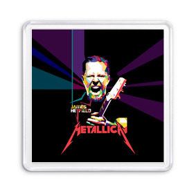 Магнит 55*55 с принтом Metallica James Alan Hatfield в Кировске, Пластик | Размер: 65*65 мм; Размер печати: 55*55 мм | alan | american | band | hard | hatfield | james | metal | metallica | rock | thrash | алан | американская | джеймс | метал группа | трэш метал | хард рок | хэтфилд