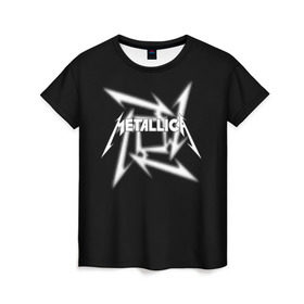 Женская футболка 3D с принтом Metallica в Кировске, 100% полиэфир ( синтетическое хлопкоподобное полотно) | прямой крой, круглый вырез горловины, длина до линии бедер | american | band | cliff burton | dave mustaine | hard | james hatfield | jason newsted | kirk hammett | lars ulrich | metal | metallica | robert trujillo | rock | ron mcgowney | thrash | американская | джеймс хэтфилд | ларс ул | метал группа | трэш метал 