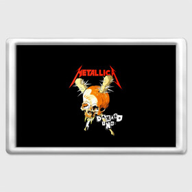 Магнит 45*70 с принтом Metallica в Кировске, Пластик | Размер: 78*52 мм; Размер печати: 70*45 | american | band | cliff burton | dave mustaine | hard | james hatfield | jason newsted | kirk hammett | lars ulrich | metal | metallica | robert trujillo | rock | ron mcgowney | thrash | американская | джеймс хэтфилд | ларс ул | метал группа | трэш метал 