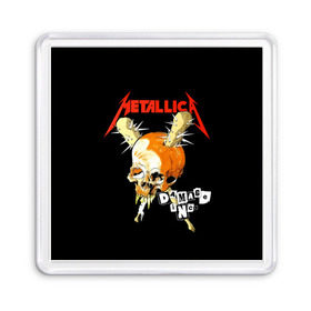 Магнит 55*55 с принтом Metallica в Кировске, Пластик | Размер: 65*65 мм; Размер печати: 55*55 мм | american | band | cliff burton | dave mustaine | hard | james hatfield | jason newsted | kirk hammett | lars ulrich | metal | metallica | robert trujillo | rock | ron mcgowney | thrash | американская | джеймс хэтфилд | ларс ул | метал группа | трэш метал 