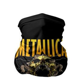 Бандана-труба 3D с принтом Metallica в Кировске, 100% полиэстер, ткань с особыми свойствами — Activecool | плотность 150‒180 г/м2; хорошо тянется, но сохраняет форму | 