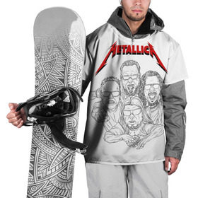 Накидка на куртку 3D с принтом Metallica в Кировске, 100% полиэстер |  | 