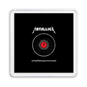 Магнит 55*55 с принтом Metallica в Кировске, Пластик | Размер: 65*65 мм; Размер печати: 55*55 мм | 