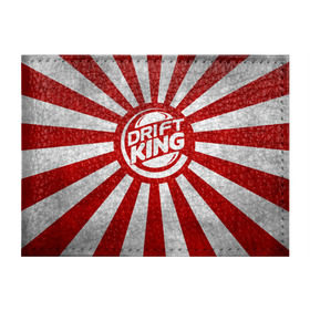 Обложка для студенческого билета с принтом Drift King в Кировске, натуральная кожа | Размер: 11*8 см; Печать на всей внешней стороне | car | drift | japan | jdm | race | street | авто | автомобиль | гонки | дрифт | король | машина | флаг | япония