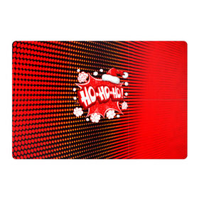 Магнитный плакат 3Х2 с принтом Ho-Ho-Ho в Кировске, Полимерный материал с магнитным слоем | 6 деталей размером 9*9 см | christmas | happy | new year | pattern | pop art | новый год | поп арт | праздник | рождество