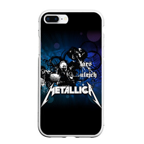 Чехол для iPhone 7Plus/8 Plus матовый с принтом Metallica в Кировске, Силикон | Область печати: задняя сторона чехла, без боковых панелей | american | band | cliff burton | dave mustaine | hard | james hatfield | jason newsted | kirk hammett | lars ulrich | metal | metallica | robert trujillo | rock | ron mcgowney | thrash | американская | джеймс хэтфилд | ларс ул | метал группа | трэш метал 