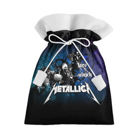 Подарочный 3D мешок с принтом Metallica в Кировске, 100% полиэстер | Размер: 29*39 см | Тематика изображения на принте: american | band | cliff burton | dave mustaine | hard | james hatfield | jason newsted | kirk hammett | lars ulrich | metal | metallica | robert trujillo | rock | ron mcgowney | thrash | американская | джеймс хэтфилд | ларс ул | метал группа | трэш метал 