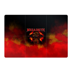 Магнитный плакат 3Х2 с принтом Megadeth в Кировске, Полимерный материал с магнитным слоем | 6 деталей размером 9*9 см | Тематика изображения на принте: megadet | megadeth | группа | дирк вербурен | дэвид эллефсон | дэйв мастейн | кико лоурейро | мегадет | мегадетх | метал | рок | трэш | трэшметал | тяжелый | хард | хардрок | хеви | хевиметал