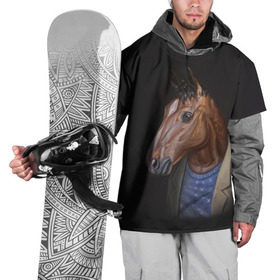Накидка на куртку 3D с принтом BoJack в Кировске, 100% полиэстер |  | bojack horseman | конь боджек | лошадь боджек