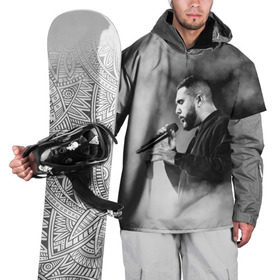 Накидка на куртку 3D с принтом Jah Khalib в Кировске, 100% полиэстер |  | jah khalib | бахтияр мамедов | жа калеб | жан кхалиб | хипхоп