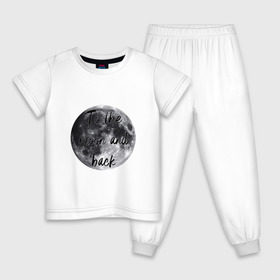 Детская пижама хлопок с принтом To the moon and back в Кировске, 100% хлопок |  брюки и футболка прямого кроя, без карманов, на брюках мягкая резинка на поясе и по низу штанин
 | Тематика изображения на принте: 