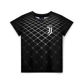 Детская футболка 3D с принтом Juventus 2018 Line в Кировске, 100% гипоаллергенный полиэфир | прямой крой, круглый вырез горловины, длина до линии бедер, чуть спущенное плечо, ткань немного тянется | Тематика изображения на принте: fc | juventus | спорт | спортивные | фк | футбол | футбольный клуб | ювентус