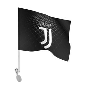 Флаг для автомобиля с принтом Juventus 2018 Line в Кировске, 100% полиэстер | Размер: 30*21 см | fc | juventus | спорт | спортивные | фк | футбол | ювентус