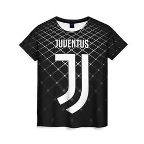 Женская футболка 3D с принтом Juventus 2018 Line в Кировске, 100% полиэфир ( синтетическое хлопкоподобное полотно) | прямой крой, круглый вырез горловины, длина до линии бедер | fc | juventus | спорт | спортивные | фк | футбол | ювентус