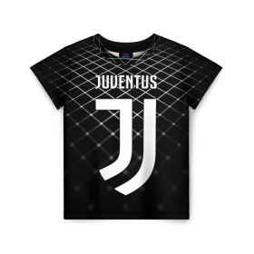 Детская футболка 3D с принтом Juventus 2018 Line в Кировске, 100% гипоаллергенный полиэфир | прямой крой, круглый вырез горловины, длина до линии бедер, чуть спущенное плечо, ткань немного тянется | Тематика изображения на принте: fc | juventus | спорт | спортивные | фк | футбол | ювентус