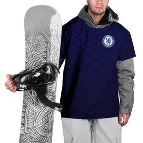 Накидка на куртку 3D с принтом Chelsea 2018 Uniform в Кировске, 100% полиэстер |  | Тематика изображения на принте: chelsea | fc | спорт | спортивные | фк | футбол | челси