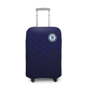 Чехол для чемодана 3D с принтом Chelsea 2018 Uniform в Кировске, 86% полиэфир, 14% спандекс | двустороннее нанесение принта, прорези для ручек и колес | chelsea | fc | спорт | спортивные | фк | футбол | челси