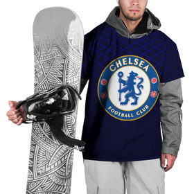 Накидка на куртку 3D с принтом Chelsea 2018 Uniform в Кировске, 100% полиэстер |  | Тематика изображения на принте: 
