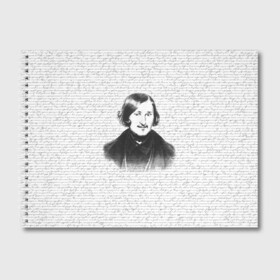 Альбом для рисования с принтом Гоголь в Кировске, 100% бумага
 | матовая бумага, плотность 200 мг. | бульба | вий | гоголь | мертвые души | миргород | нос | писатель | поэт | ревизор | тарас