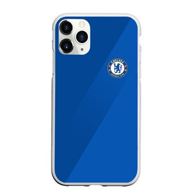 Чехол для iPhone 11 Pro матовый с принтом Chelsea 2018 Элитная форма в Кировске, Силикон |  | chelsea | fc | спорт | спортивные | фк | футбол | футбольный клуб | челси