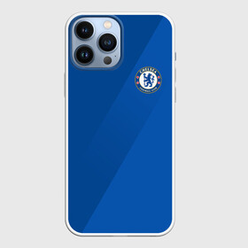 Чехол для iPhone 13 Pro Max с принтом Chelsea  2018 Элитная форма в Кировске,  |  | Тематика изображения на принте: chelsea | fc | спорт | спортивные | фк | футбол | футбольный клуб | челси