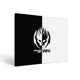 Холст прямоугольный с принтом The Offspring в Кировске, 100% ПВХ |  | the offspring | офспринг | оффспринг | рок