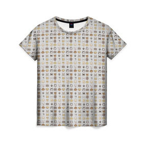 Женская футболка 3D с принтом Веселые Чихуахуа в Кировске, 100% полиэфир ( синтетическое хлопкоподобное полотно) | прямой крой, круглый вырез горловины, длина до линии бедер | домашние животные | пес | собака