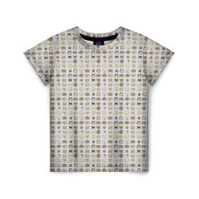Детская футболка 3D с принтом Веселые Чихуахуа в Кировске, 100% гипоаллергенный полиэфир | прямой крой, круглый вырез горловины, длина до линии бедер, чуть спущенное плечо, ткань немного тянется | домашние животные | пес | собака