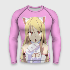 Мужской рашгард 3D с принтом Shina Mashiro Neko   Nyan в Кировске,  |  | cat | kawai | mashira | neko | nyan | sakurasou no pet na kanojo | shina | shina mashiro | tyan | анимэ | кошечка из сакурасо | сакурасо