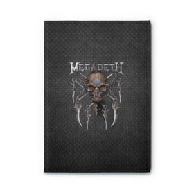 Обложка для автодокументов с принтом Megadeth в Кировске, натуральная кожа |  размер 19,9*13 см; внутри 4 больших “конверта” для документов и один маленький отдел — туда идеально встанут права | megadet | megadeth | группа | дирк вербурен | дэвид эллефсон | дэйв мастейн | кико лоурейро | мегадет | мегадетх | метал | рок | трэш | трэшметал | тяжелый | хард | хардрок | хеви | хевиметал