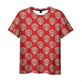 Мужская футболка 3D с принтом Восточный пекинес принт в Кировске, 100% полиэфир | прямой крой, круглый вырез горловины, длина до линии бедер | домашние животные | пес | собака