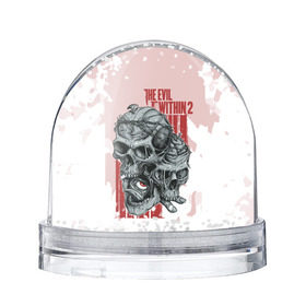 Снежный шар с принтом THE EVIL WITHIN 2 в Кировске, Пластик | Изображение внутри шара печатается на глянцевой фотобумаге с двух сторон | skull | череп